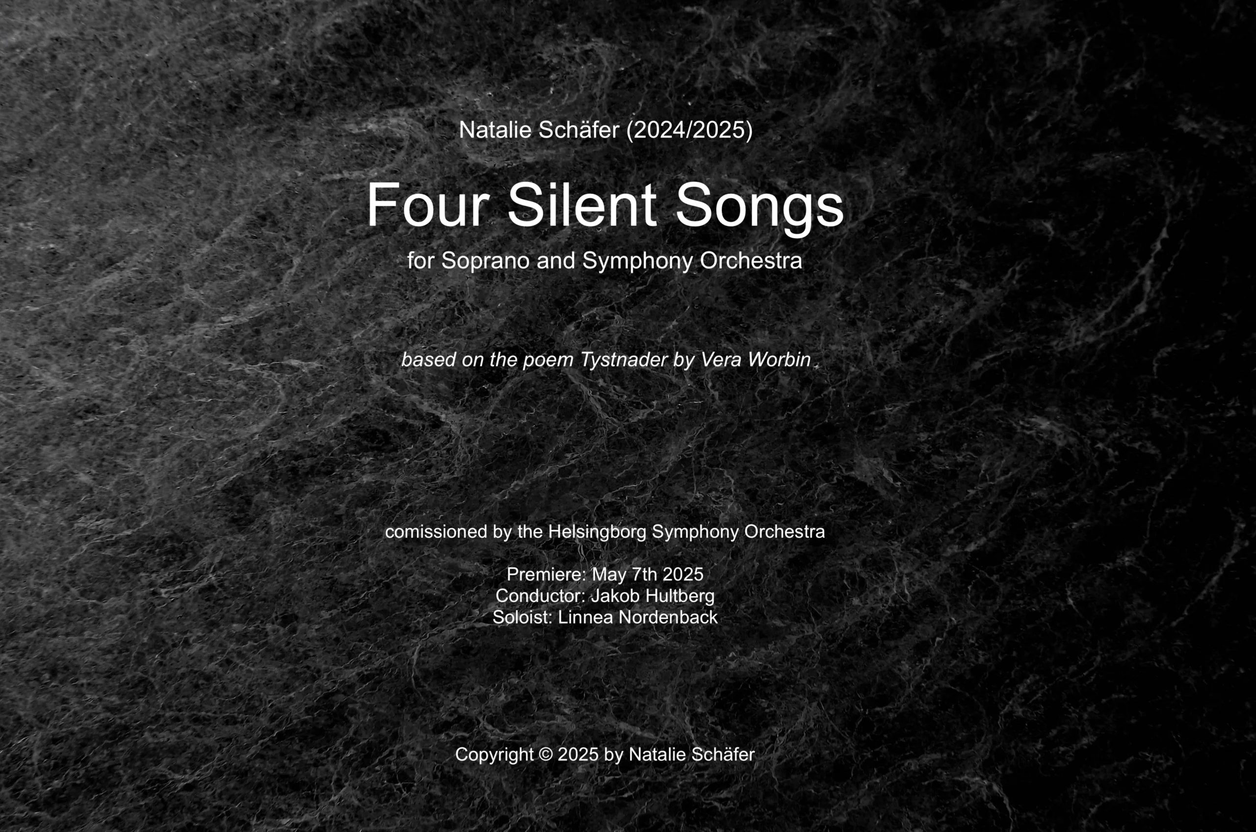 Four silent songs